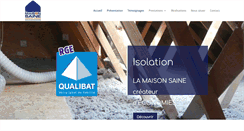 Desktop Screenshot of lamaisonsaine.fr